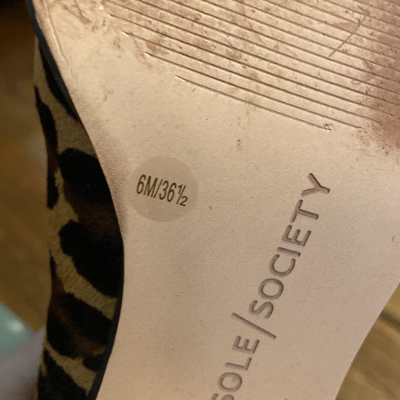 Sole Society animal print hair calf ankle boot - Picture 7 of 7